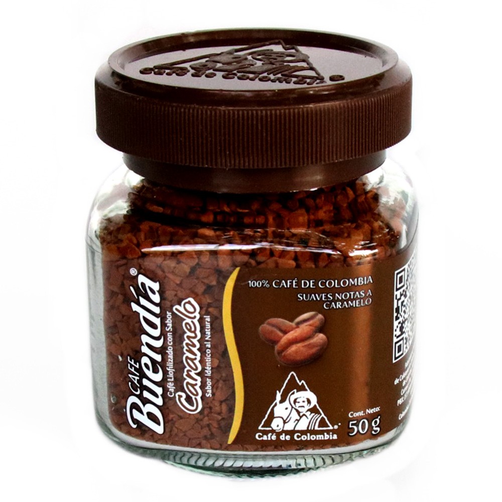 CAFE BUENDIA SABORIZADO CARAMELO  x 50GR