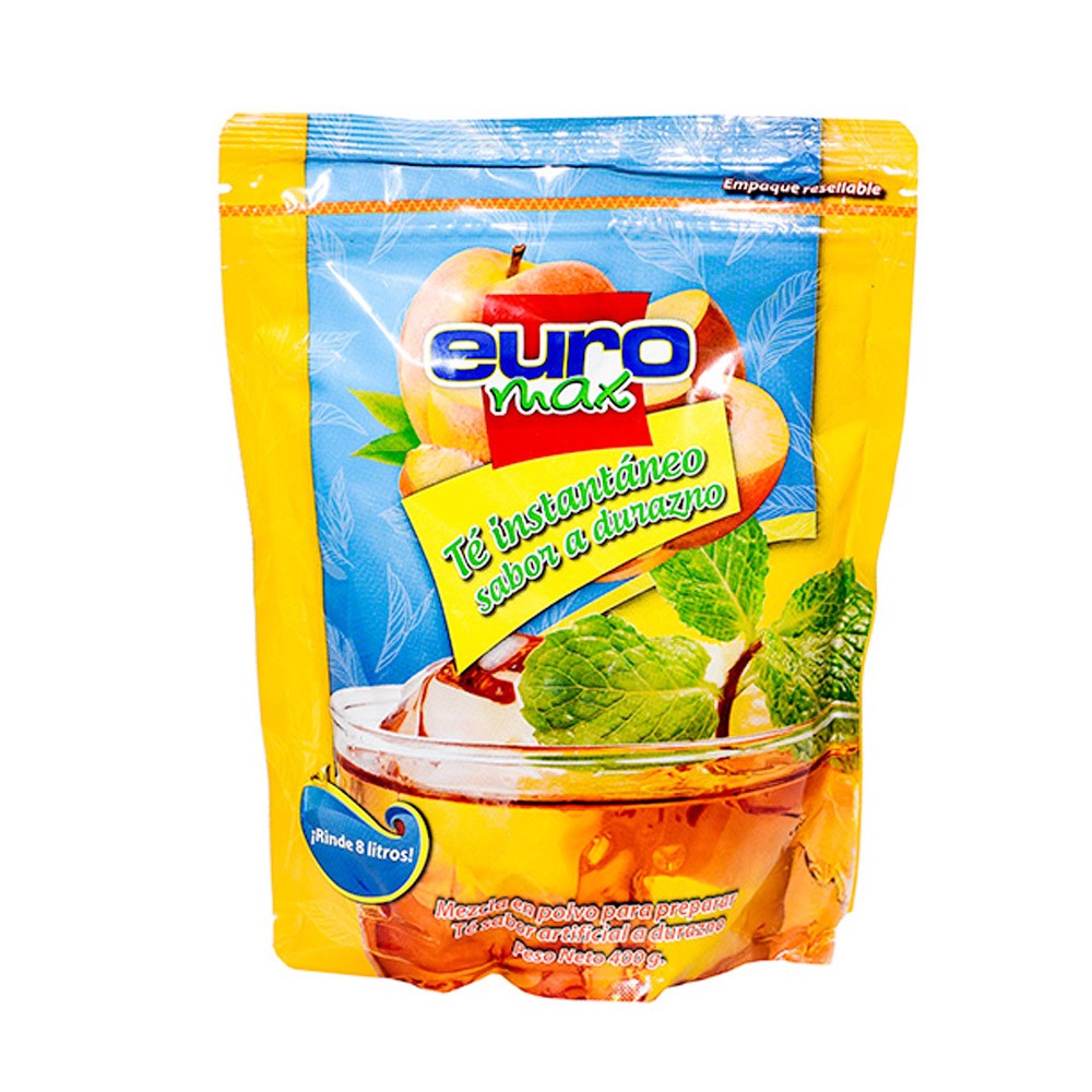 TE INSTANTÁNEO EUROMAX DURAZNO  x 400 GR