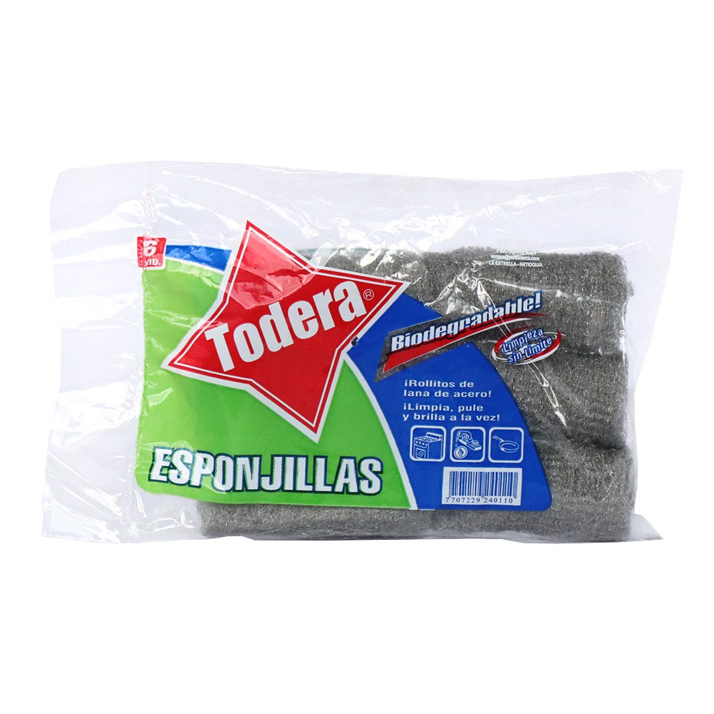 ESPONJILLA TODERA  x 6u