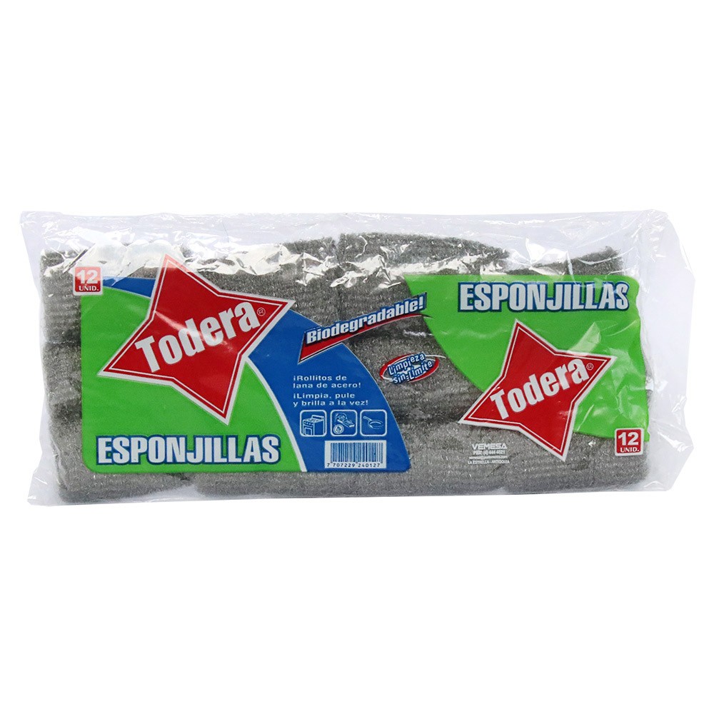 ESPONJILLA TODERA  x 12U