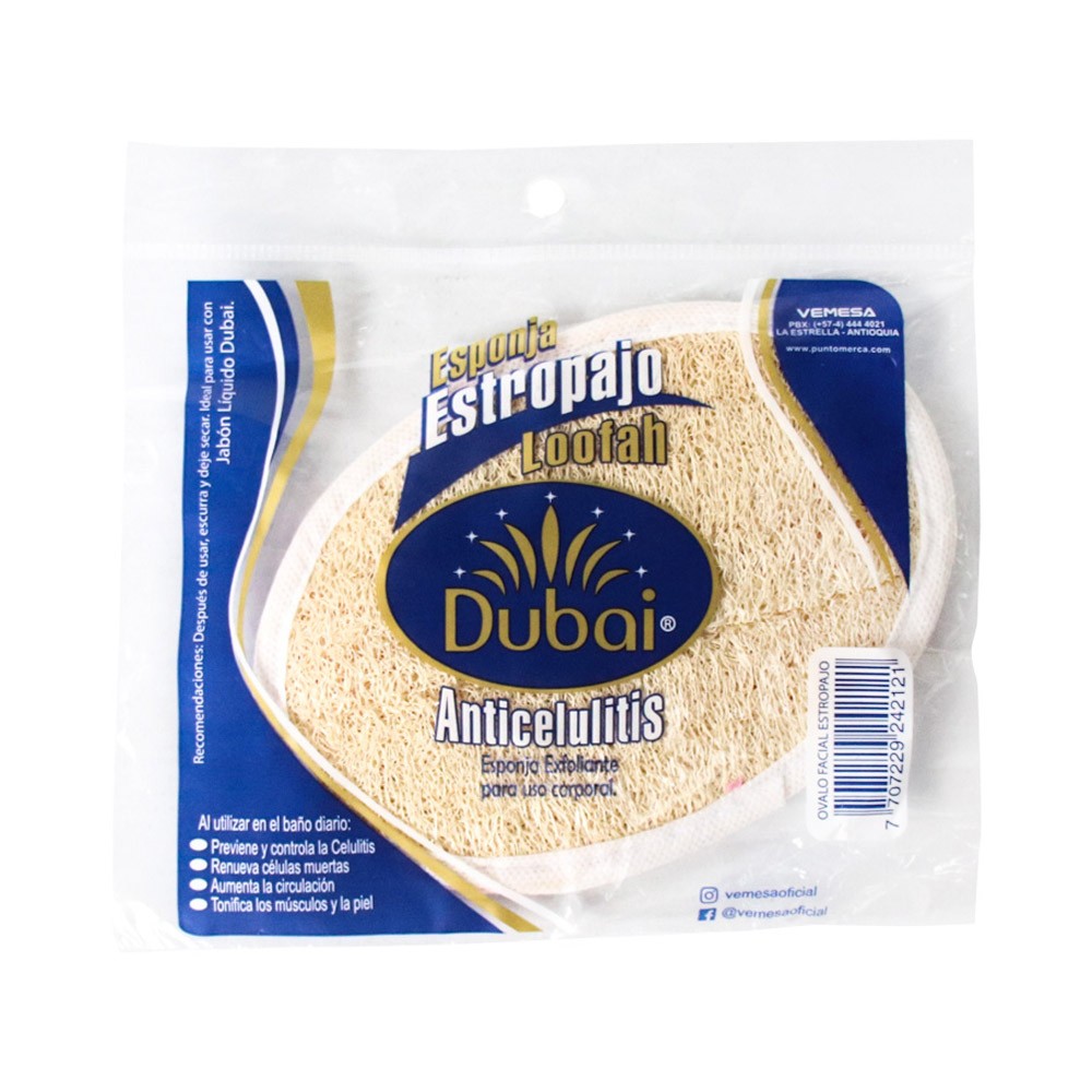 OVALO FACIAL ESTROPAJO DUBAI