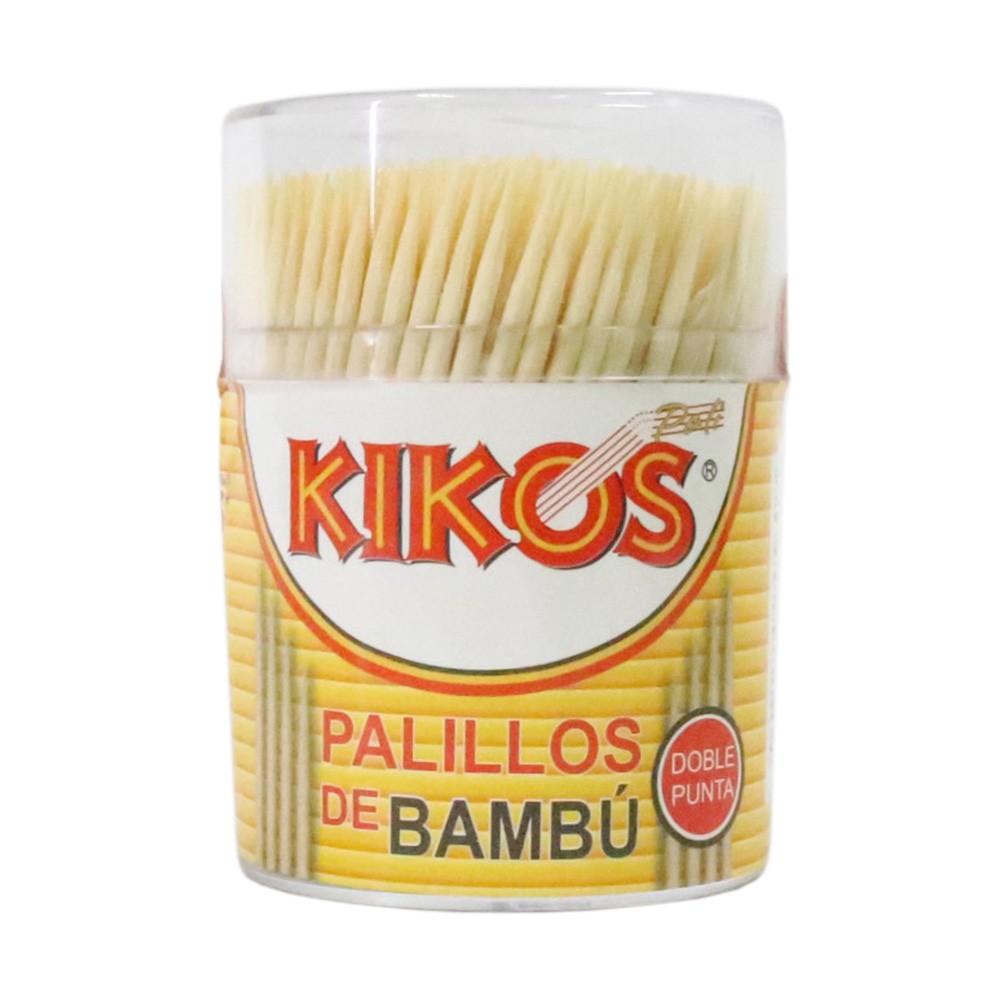 PALILLOS BAMBU KIKOS DOB PUNT  x 360und