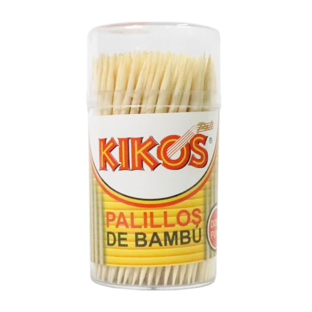 PALILLO BAMBU KIKOS DOBLE PUNTA  *180und