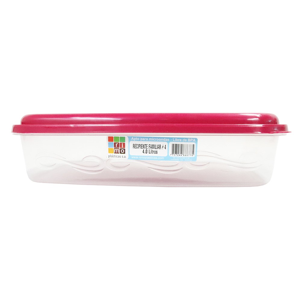 RECIPIENTE FAM N.4 RIMOPLAST