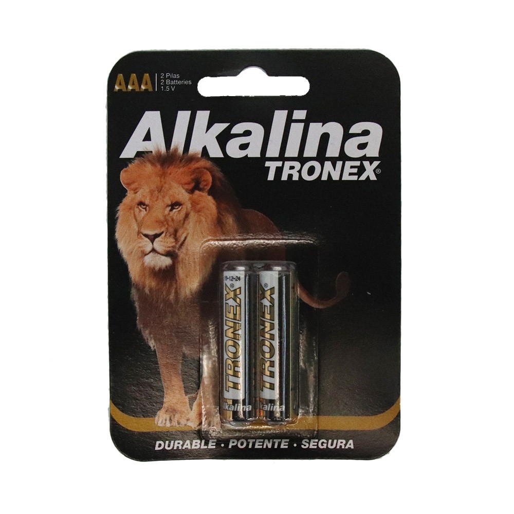 PILAS ALCALINA  AAA BLISTER TRONEX *2UND