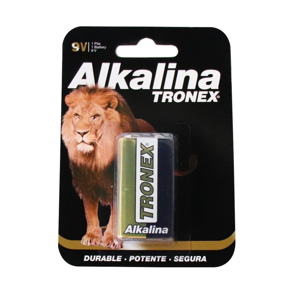 PILA ALKALINA 9V BLISTER TRONEX