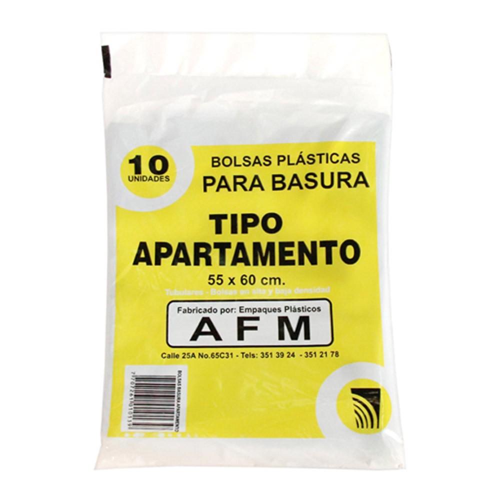 BOLSA BASURA TIPO APTO 55X60CM