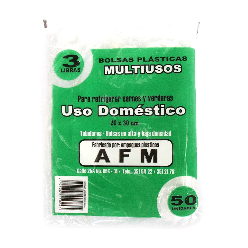BOLSA MULTIUSOS  x 3LB AFM