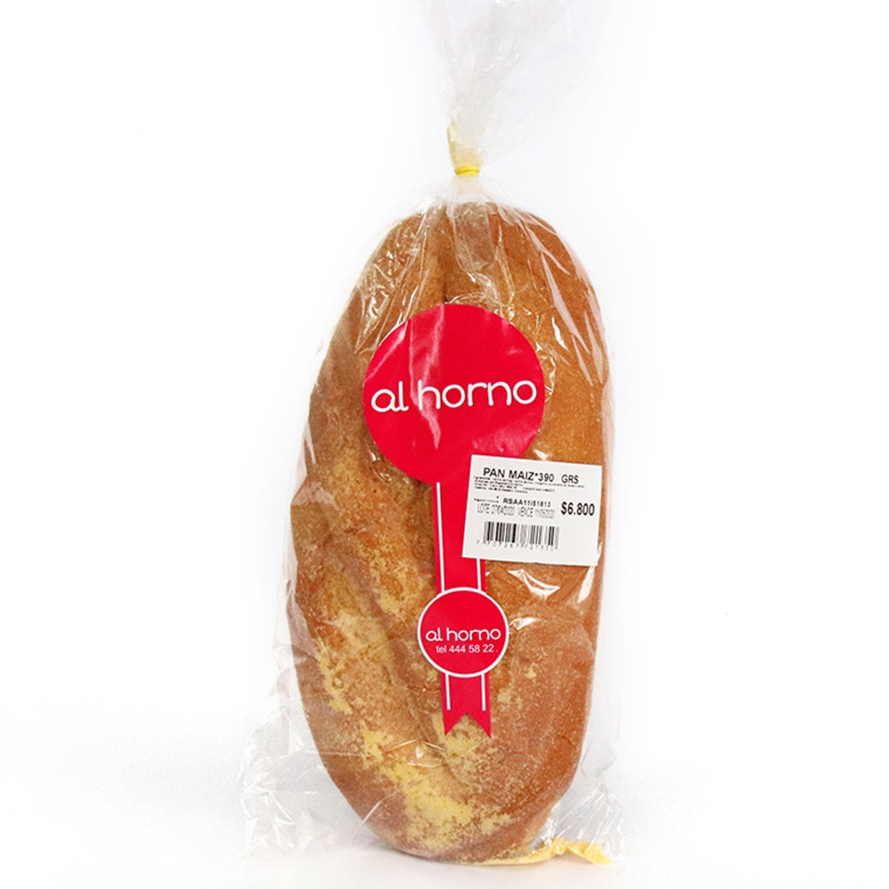 PAN DE MAIZ AL HORNO  x 390 GR