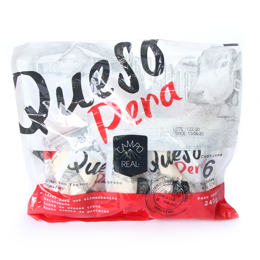 Q. PERA X 6 UND  x  240 GR CAMPO REAL