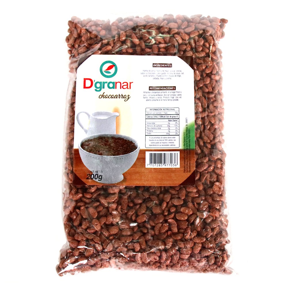 CEREAL CHOCO ARROZ D GRANAR  x 200GR