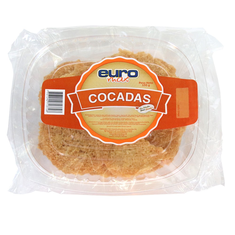 ESTUCHE COCADA EUROMAX x 150GR
