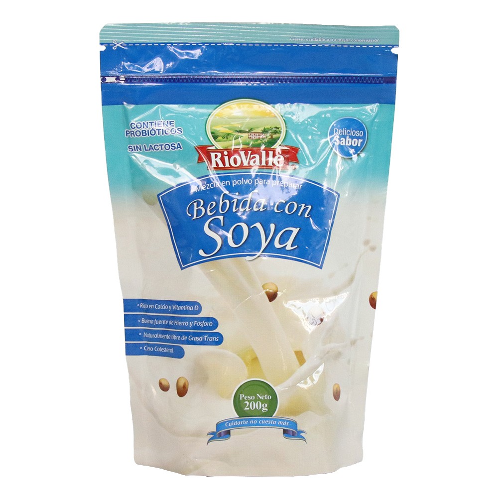 LECHE DE SOYA RIOVALLE x 200 GR