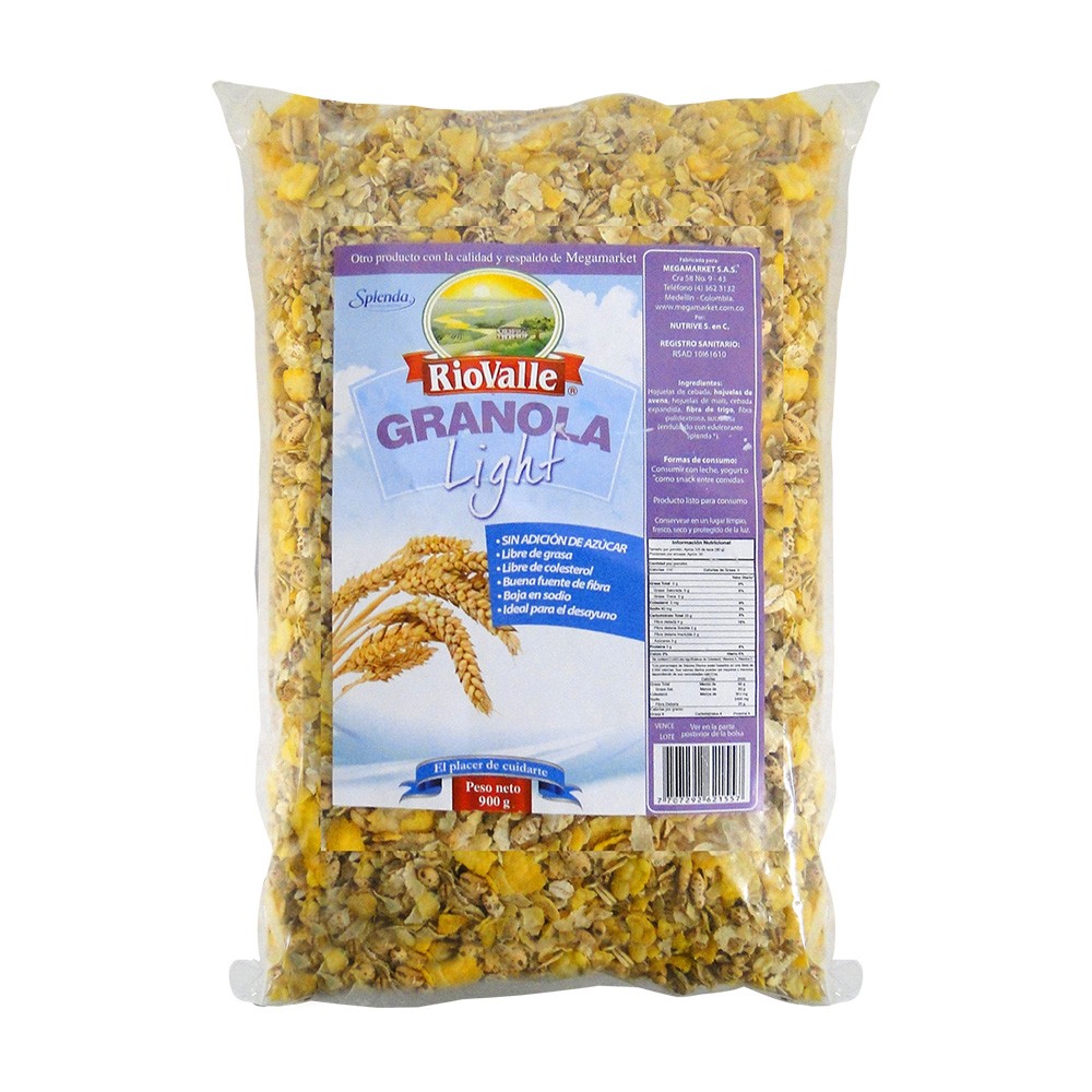 GRANOLA LIGHT RIOVALLE  x 900GR