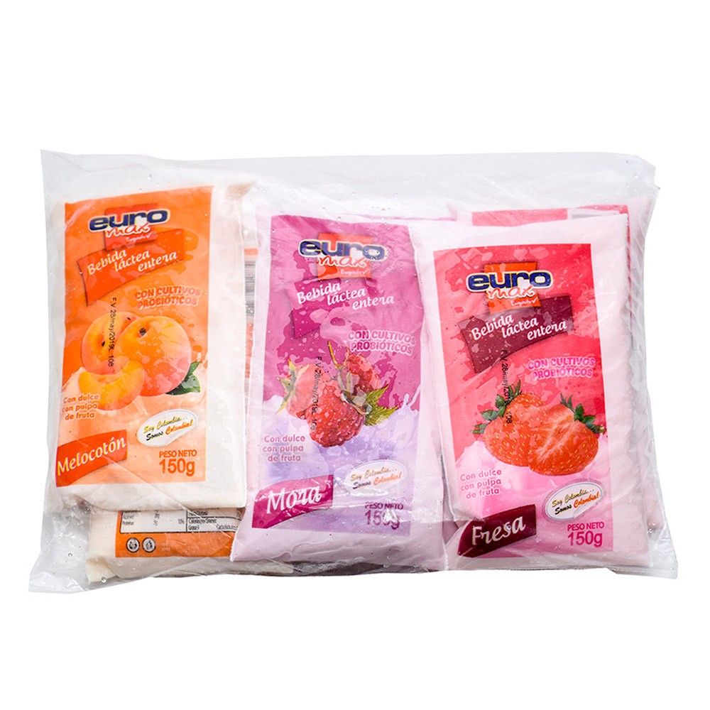 BEBIDA LACTEA SIXPACK EUROMAX  x 900GR