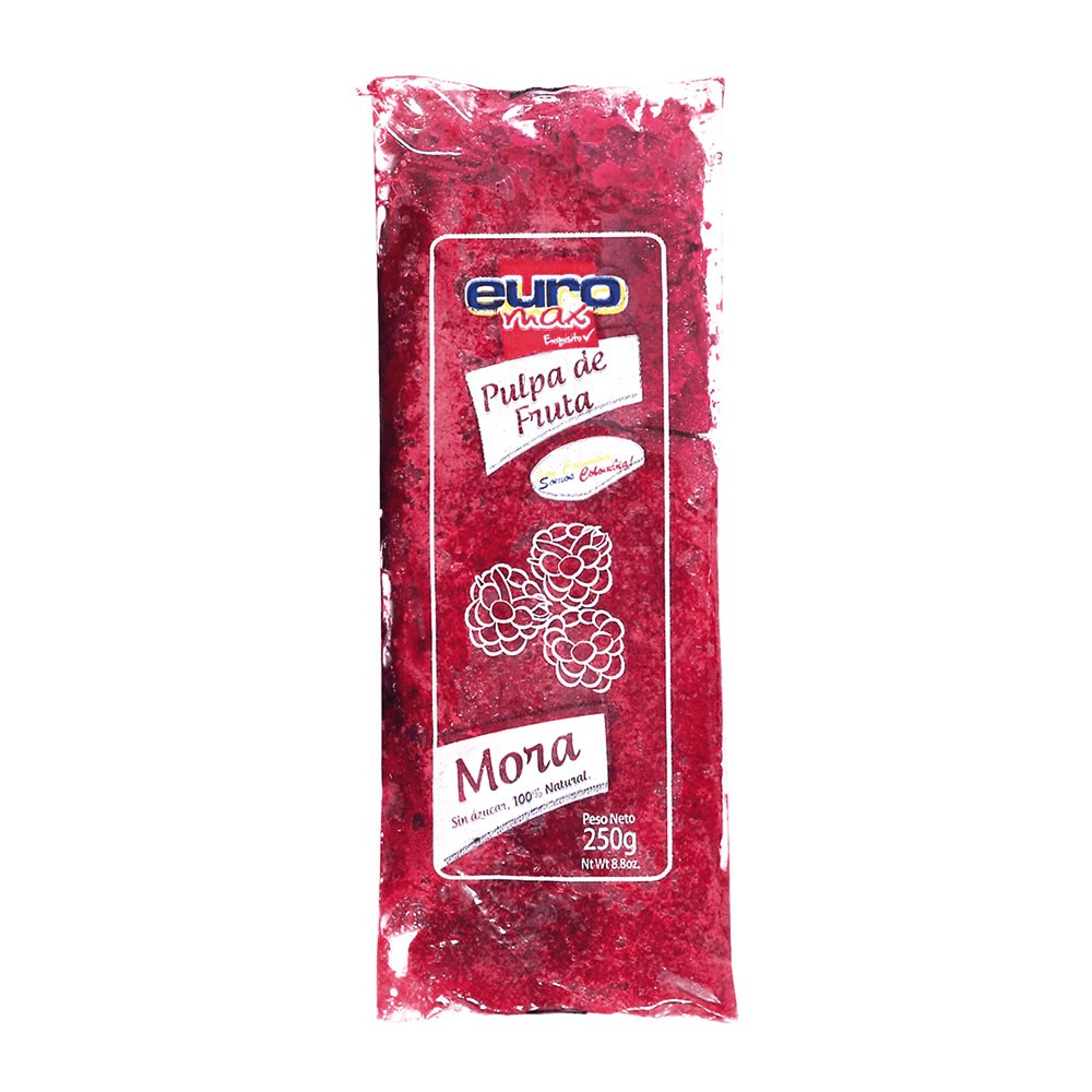 PULPA MORA CONGELADA EUROMAX x 500GR