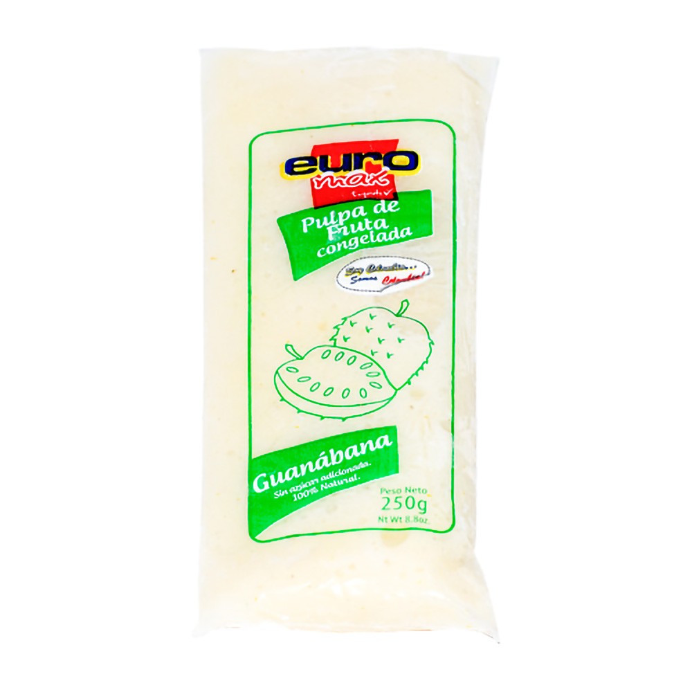 PULPA GUANABANA CONGELADA EUROMAX*500GR