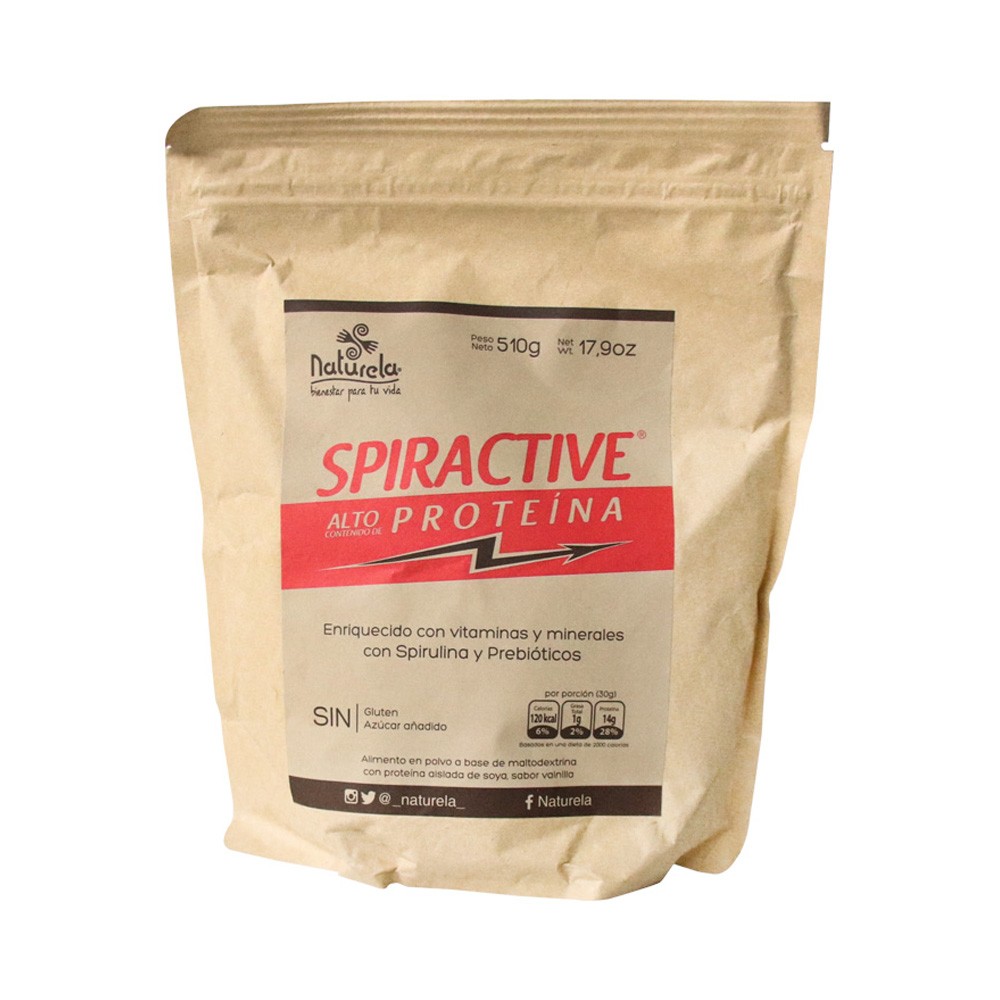 ALIMENTO POLVO PROTEINA SPIRACTIVE 510GR