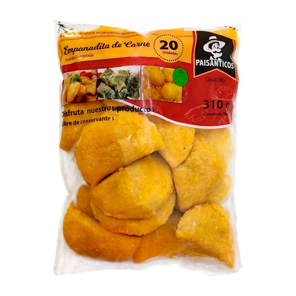 EMPANADA COCTEL CARNE PAISANTICOS*20 UND