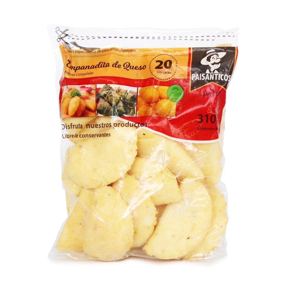 EMPANADA COCTEL QUESO PAISANTICOS*20 UND