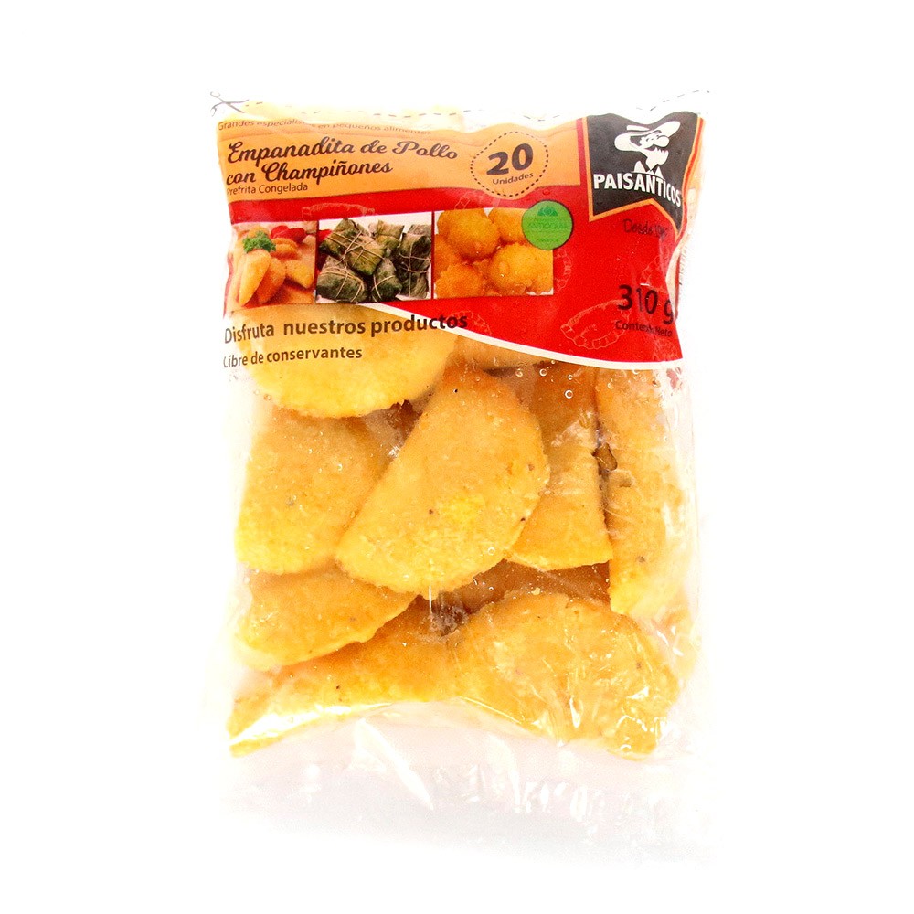 EMPANADA COCTEL POLLO CHAMP PAISA*20 UND