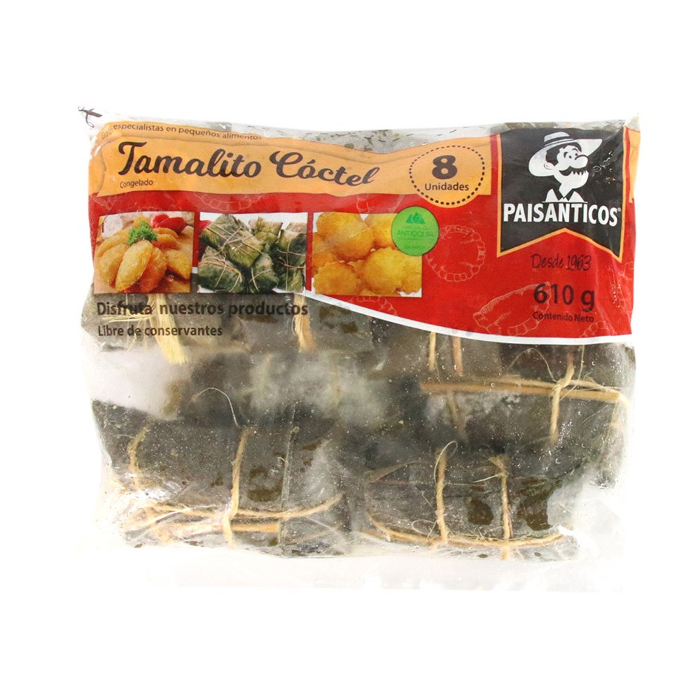 TAMALITO COCTEL PAISANTICOS x 8 UND