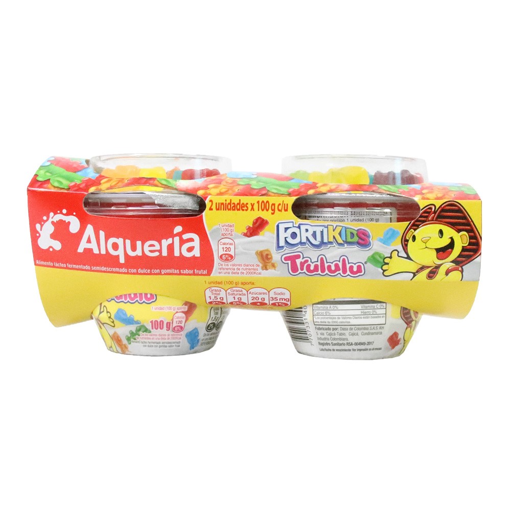YOGURT TRULULU KD DASA  100 GR*2
