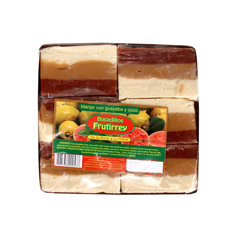 MANJAR DE GUAYABA COCO FRUTIRREY *550GR