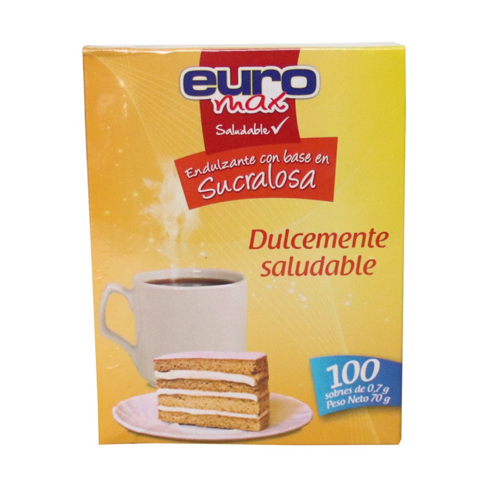 ENDULZANTE EUROMAX CAJA  x 50 SOBRES
