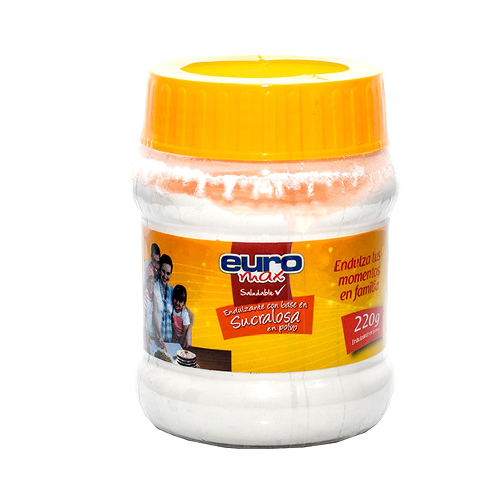 ENDULZANTE EUROMAX FRASCO  x 220GR