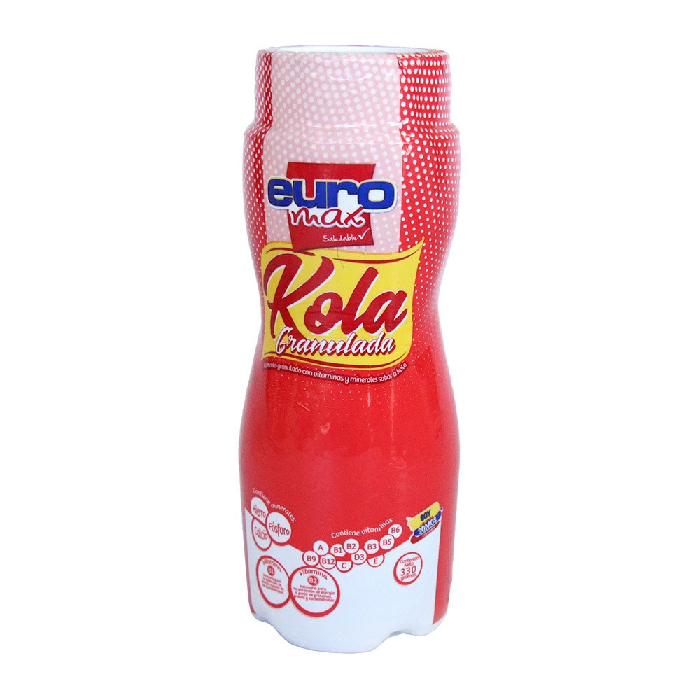 ALIMENTO GRANULADO SABOR KOLA EURO 330GR