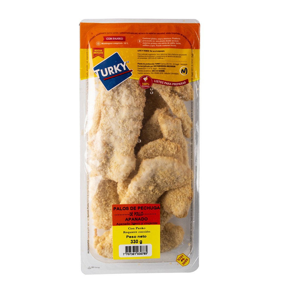 PALOS DE PECHUGA APA TURKY X 10UND*330GR