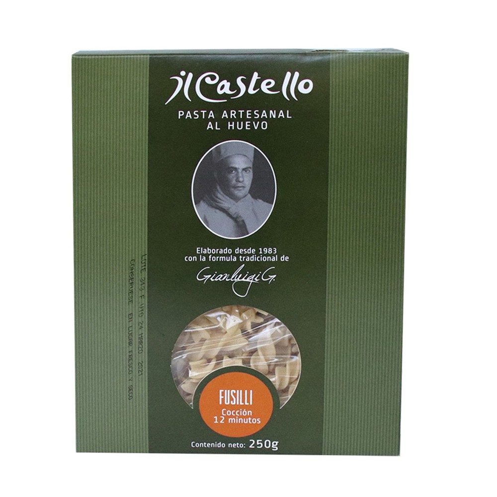 PASTA FUSILLI CASTELLO  x 250GR