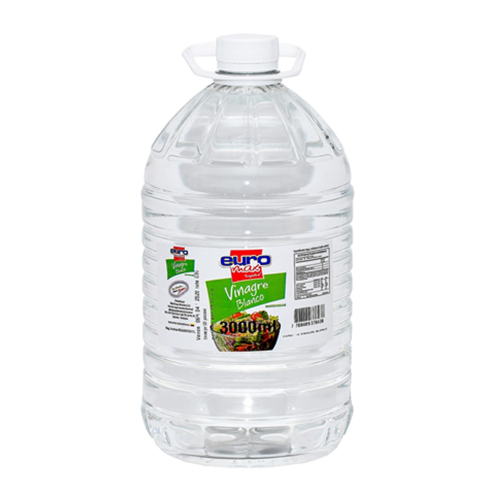 VINAGRE BLANCO PET EUROMAX NV  x 3000ML