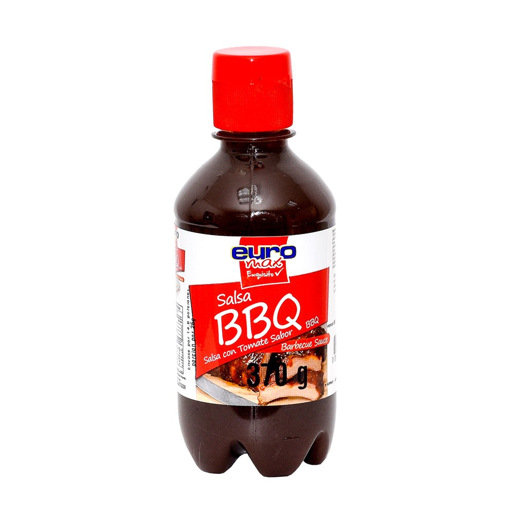 SALSA BBQ PET EUROMAX NV x 370GR