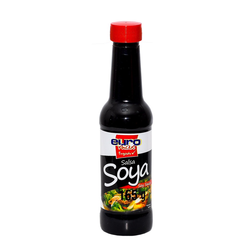 SALSA SOYA PET EUROMAX NV x 165GR