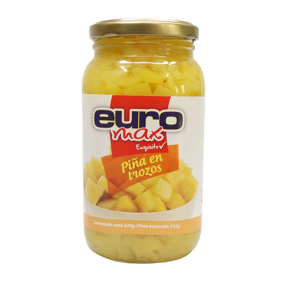 PINA EN TROZOS EUROMAX  x 520GR