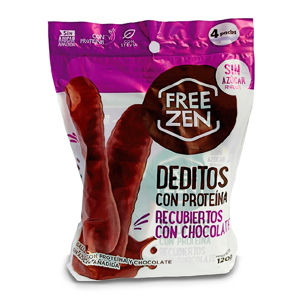 DEDITOS CHOCO PROTEIN PACK4 FREEZEN*120G