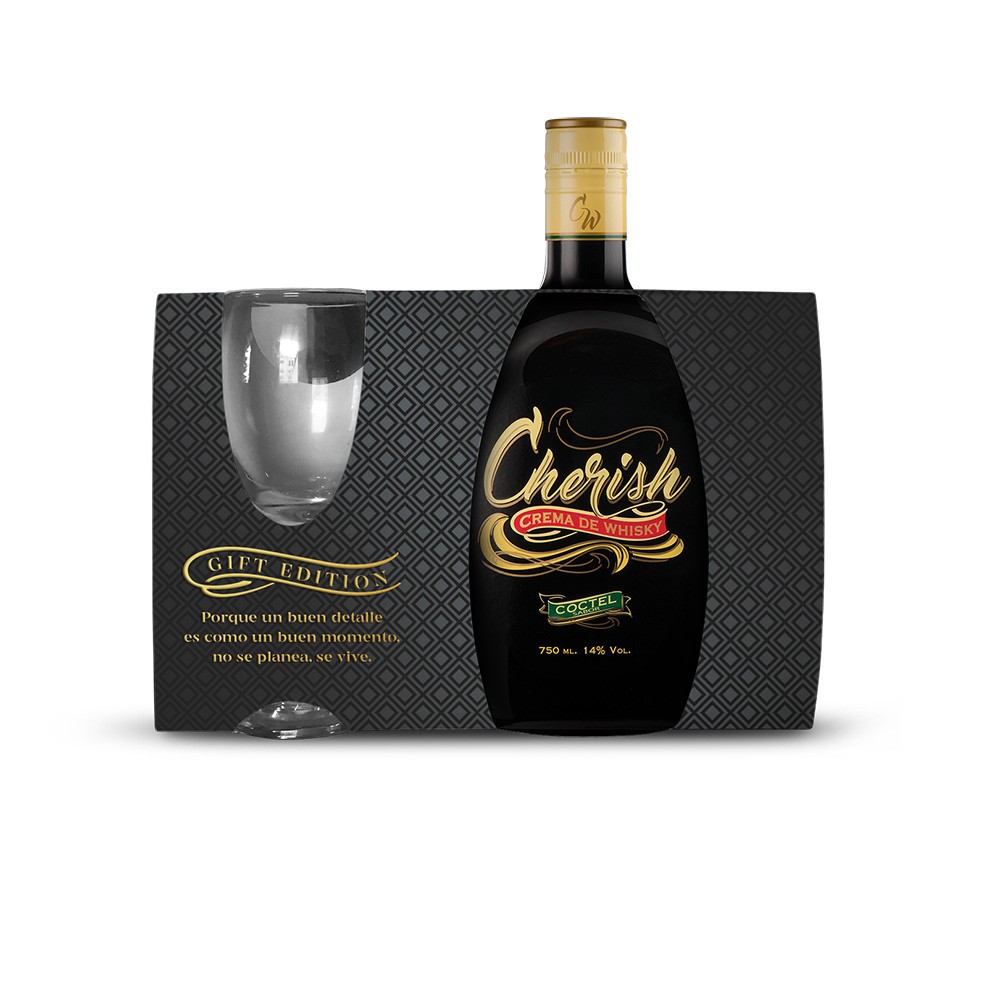 CREMA DE WHISKY CHERISH  x 750ML