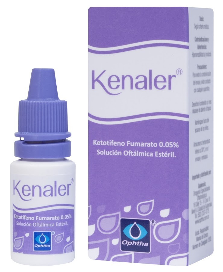 Kenaler 0.05% Solución Frasco X1.5Ml. Ophtha Ketotifeno
