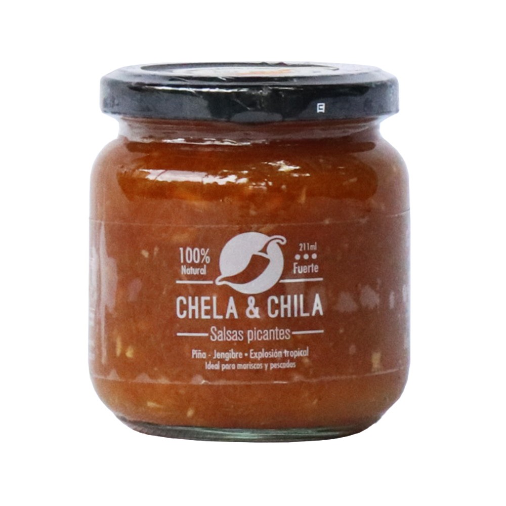SALSA PICANTE PIÑA-GENGIBRE x  211 GR