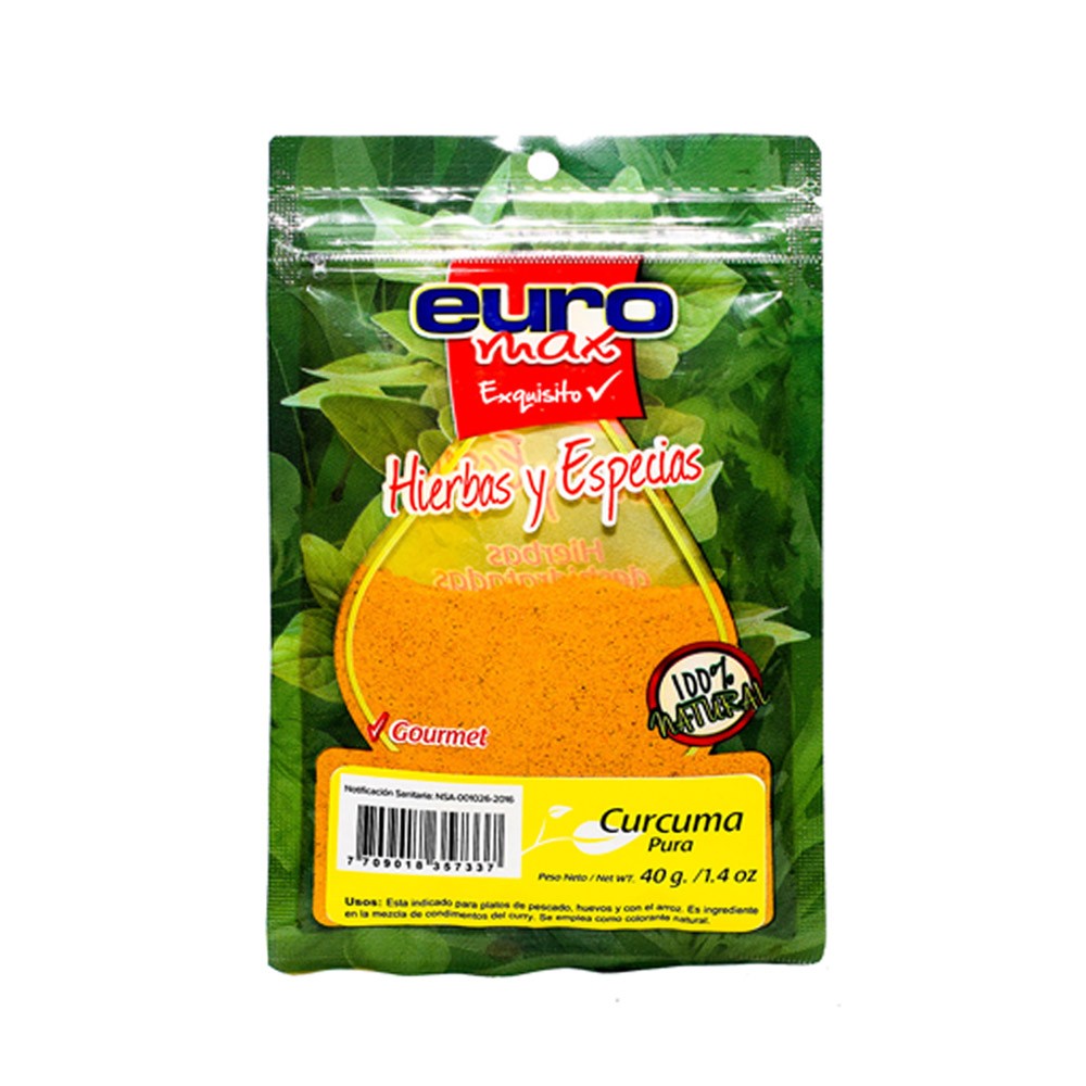CURCUMA MOLIDA EUROMAX x 40GR