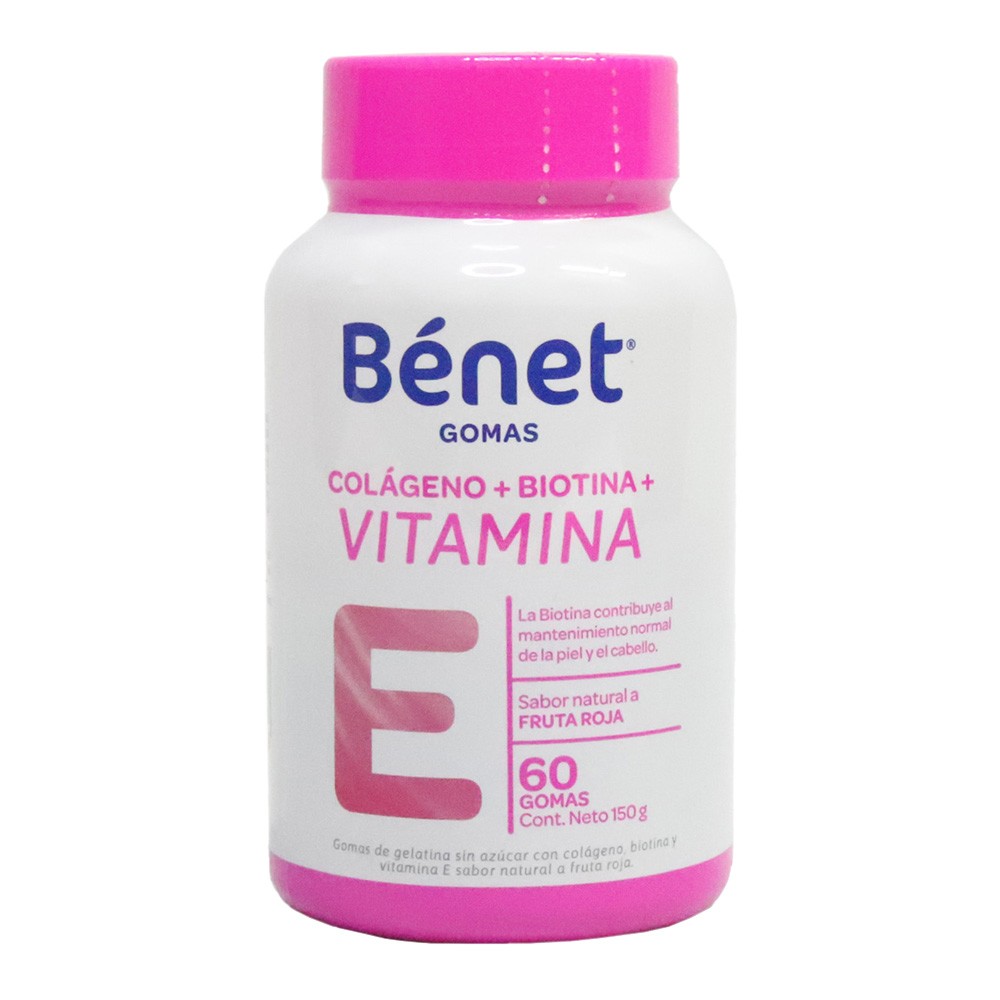 GOMAS COLAGENO BIOTINA VITA E BENET*60UN