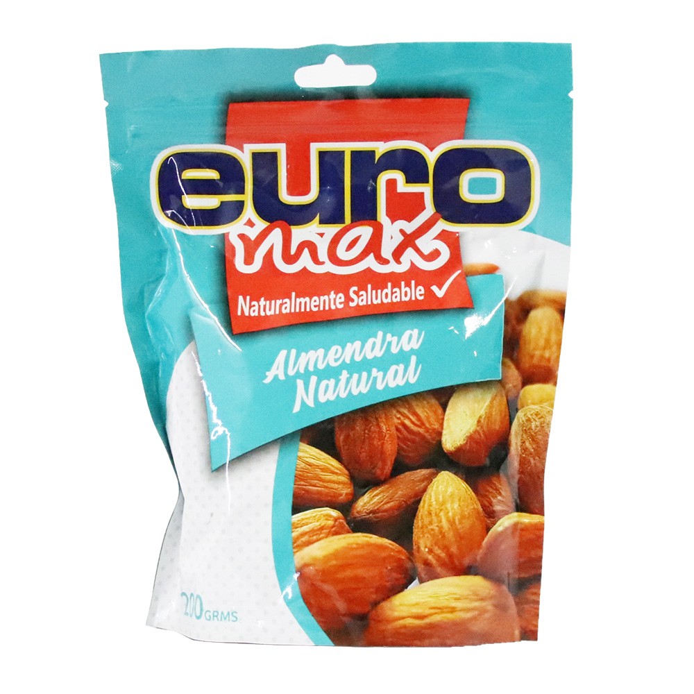 ALMENDRA NATURAL EUROMAX x 200GR