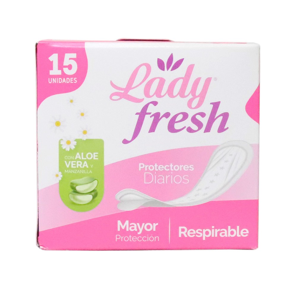 PROTECTORES DIARIOS LADY FRESH*15UND