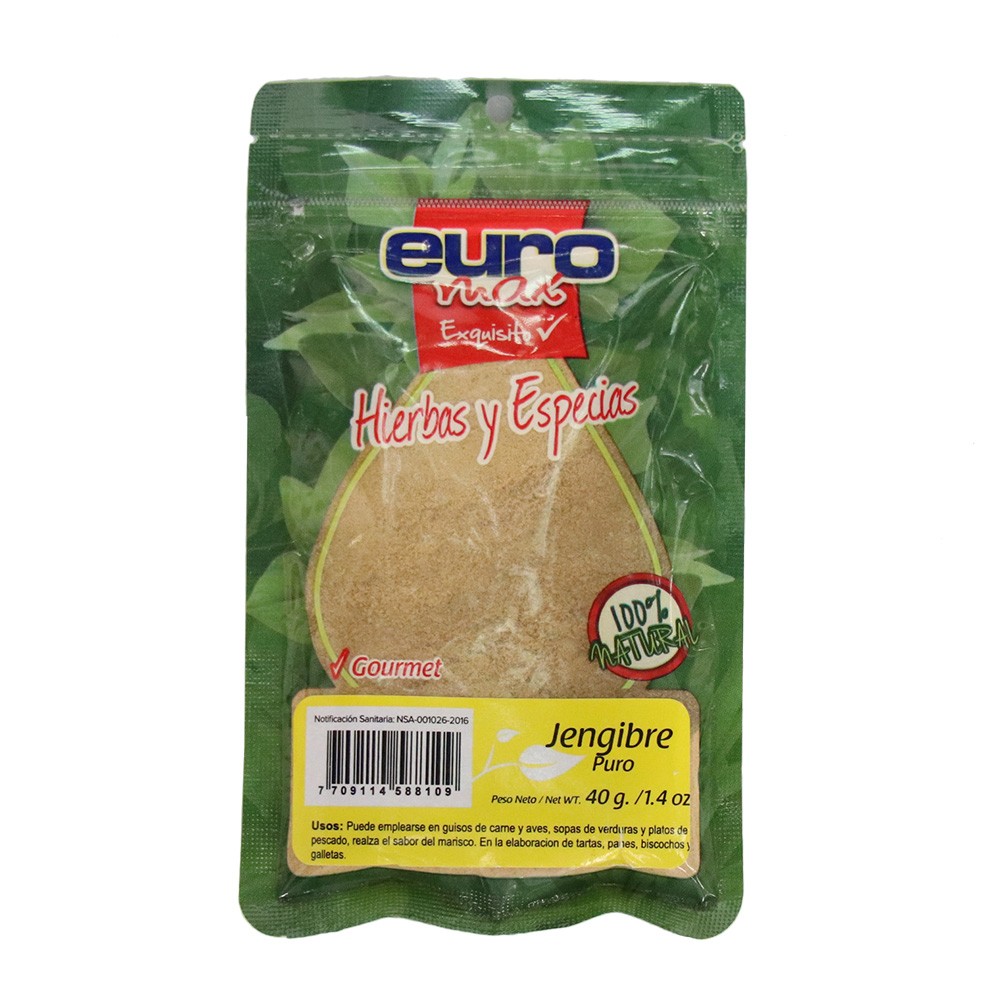 JENGIBRE MOLIDO EUROMAX x 40GR