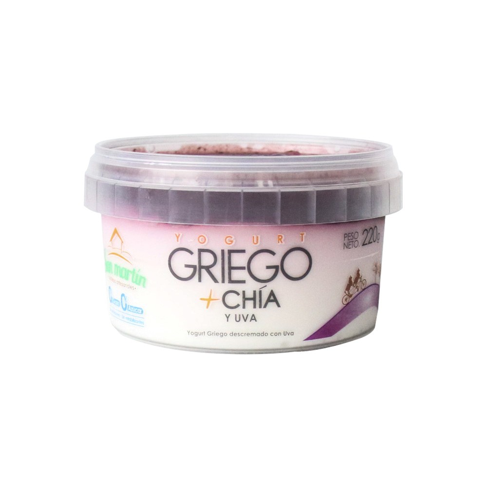 YOG GRIEGO SAN MARTIN UVA 220GR