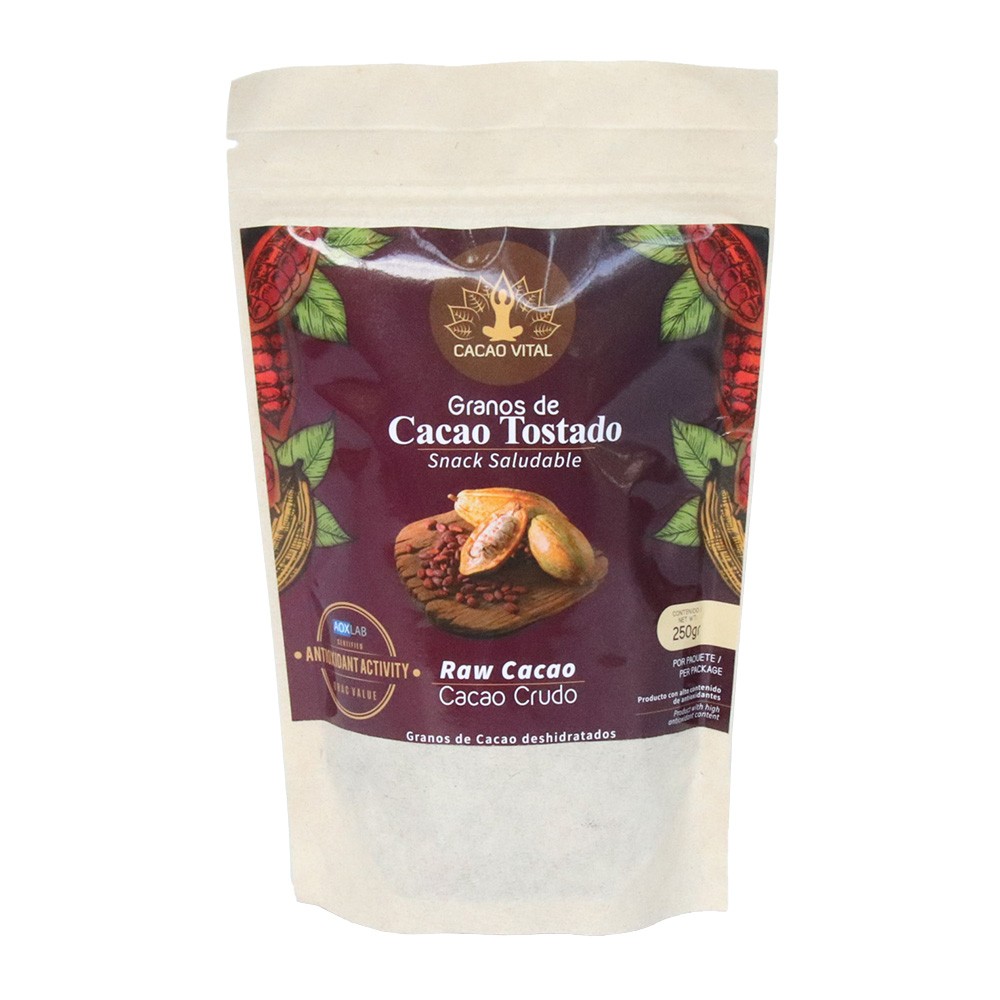 CACAO TOSTADO CACAO VITAL x 250GR