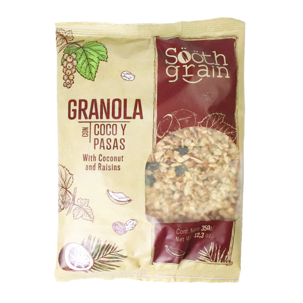 GRANOLA COCO-PASAS SOOTH GRAIN*350GR