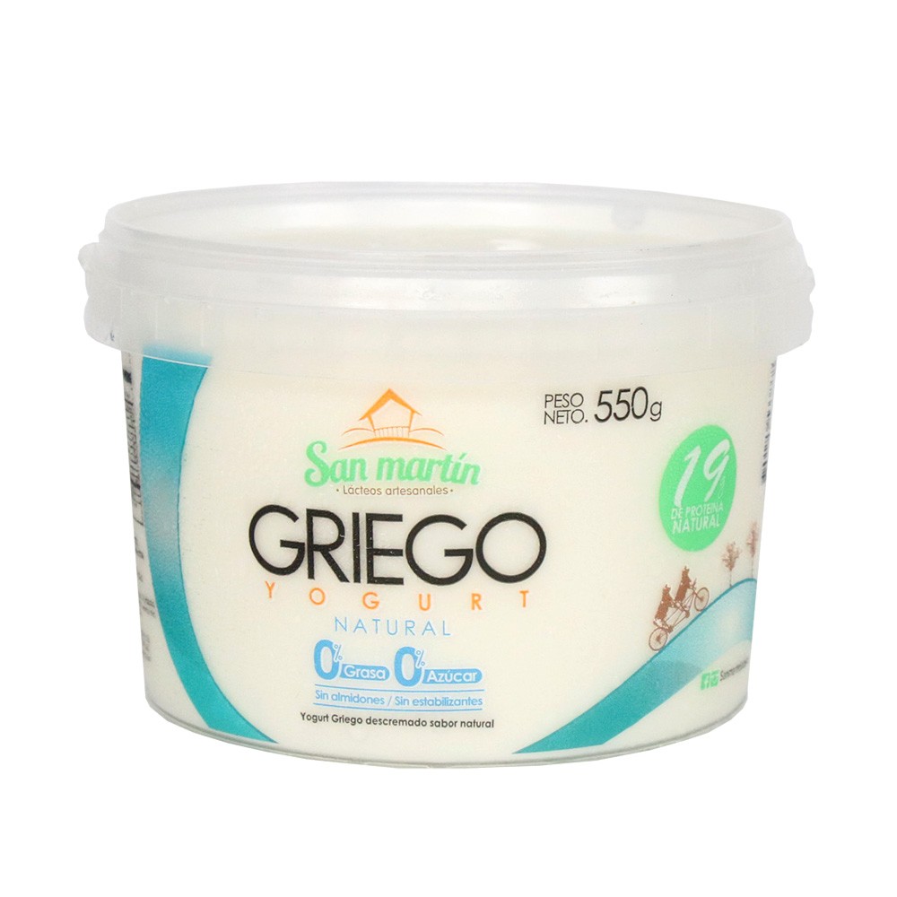 YOG GRIEGO SAN MARTIN NAT 550GR